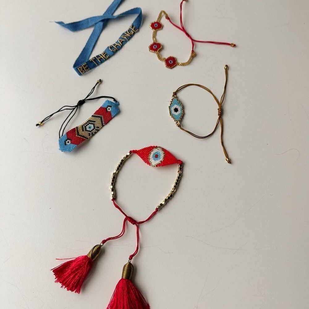 Set of 5 Miuyki Bracelets Embellished by Wellth Spirit